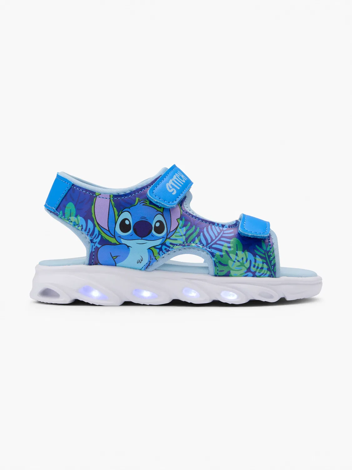 Детские сандалии с подсветкой Stitch, синий