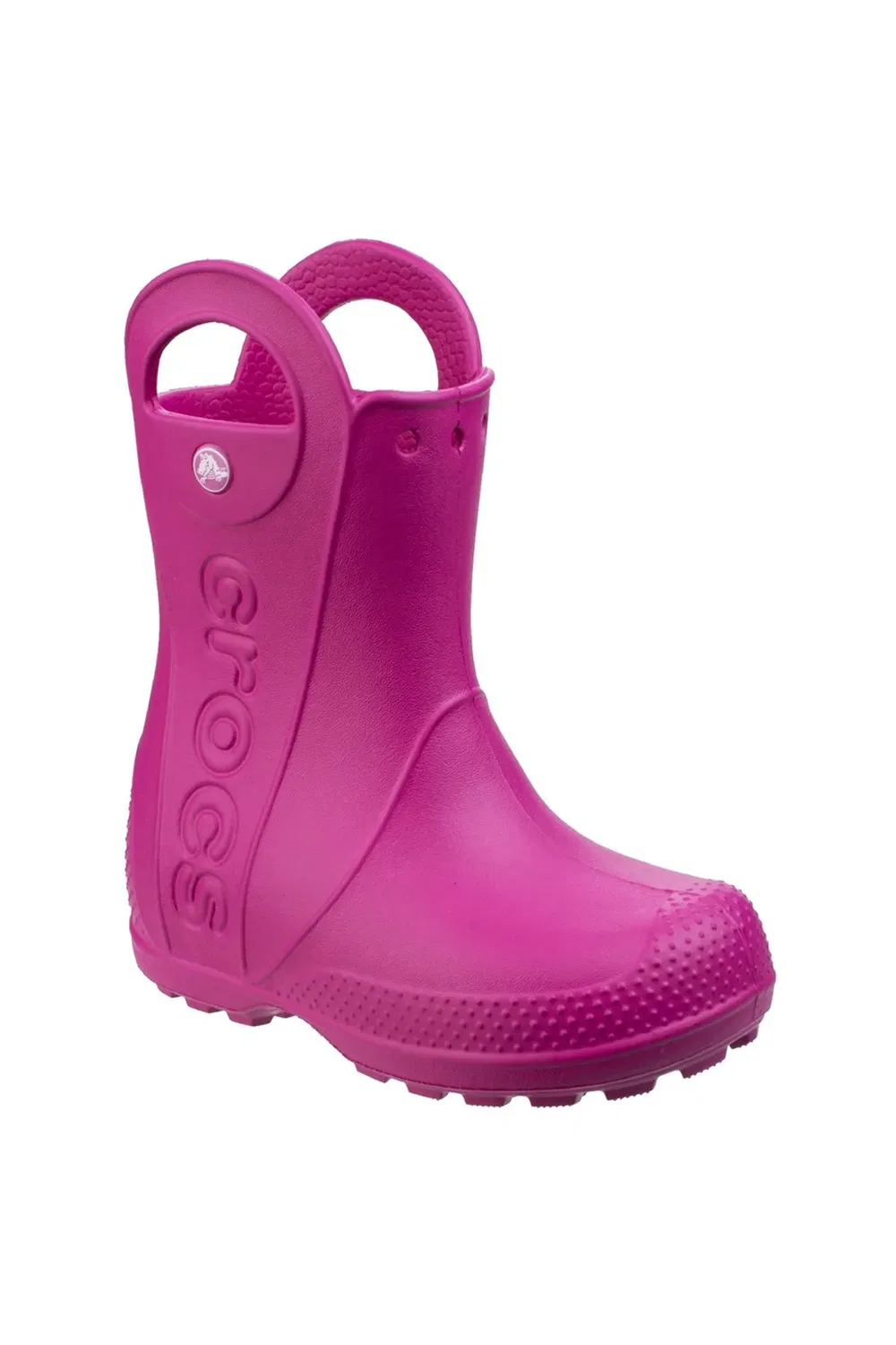 Детский дождевик-сапог Kids handle it rain boot Crocs, Pink