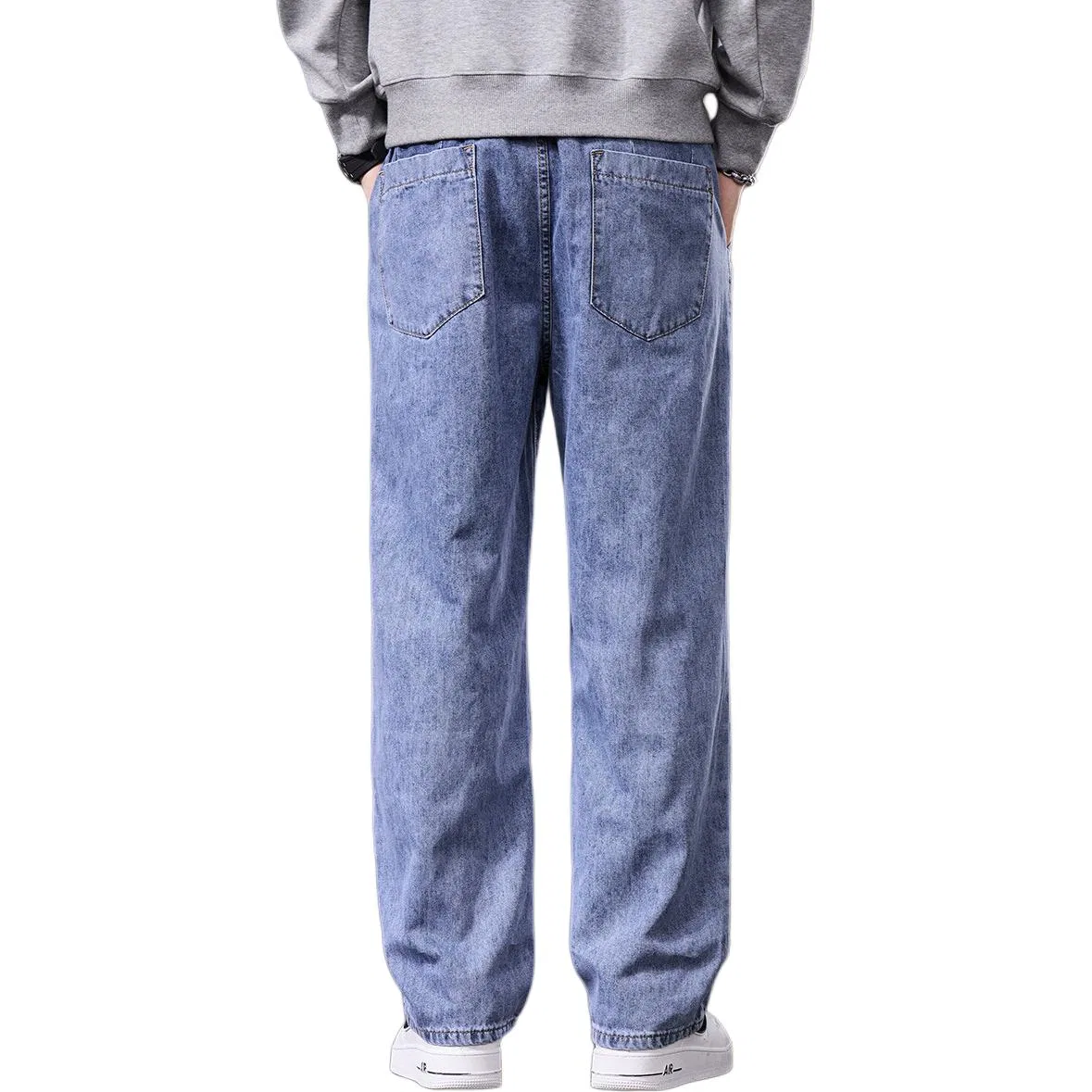 Детские джинсы свободного кроя Tonlion, Light Blue — фото 3