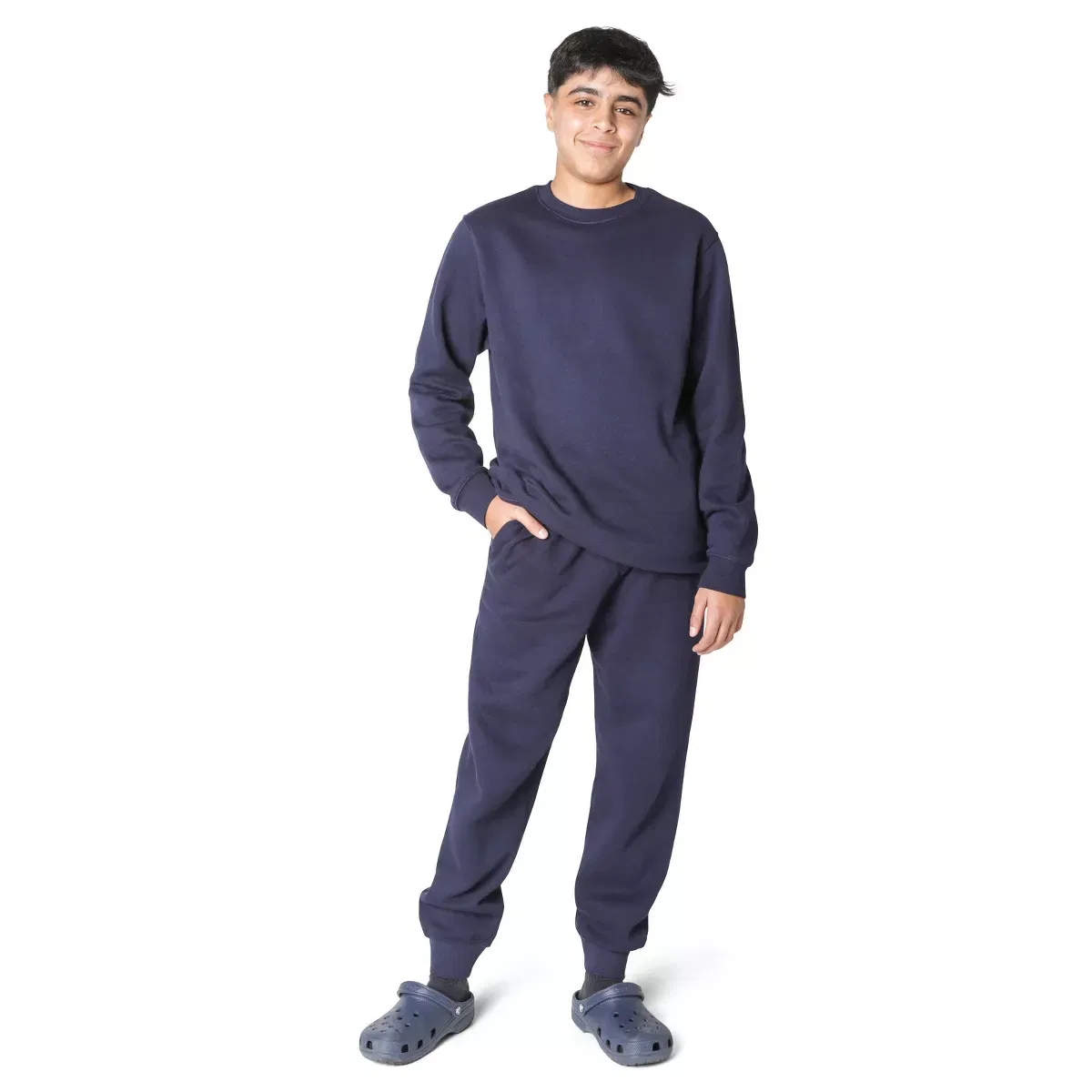 Детская толстовка с капюшоном с флисом Everyday Kids, Navy