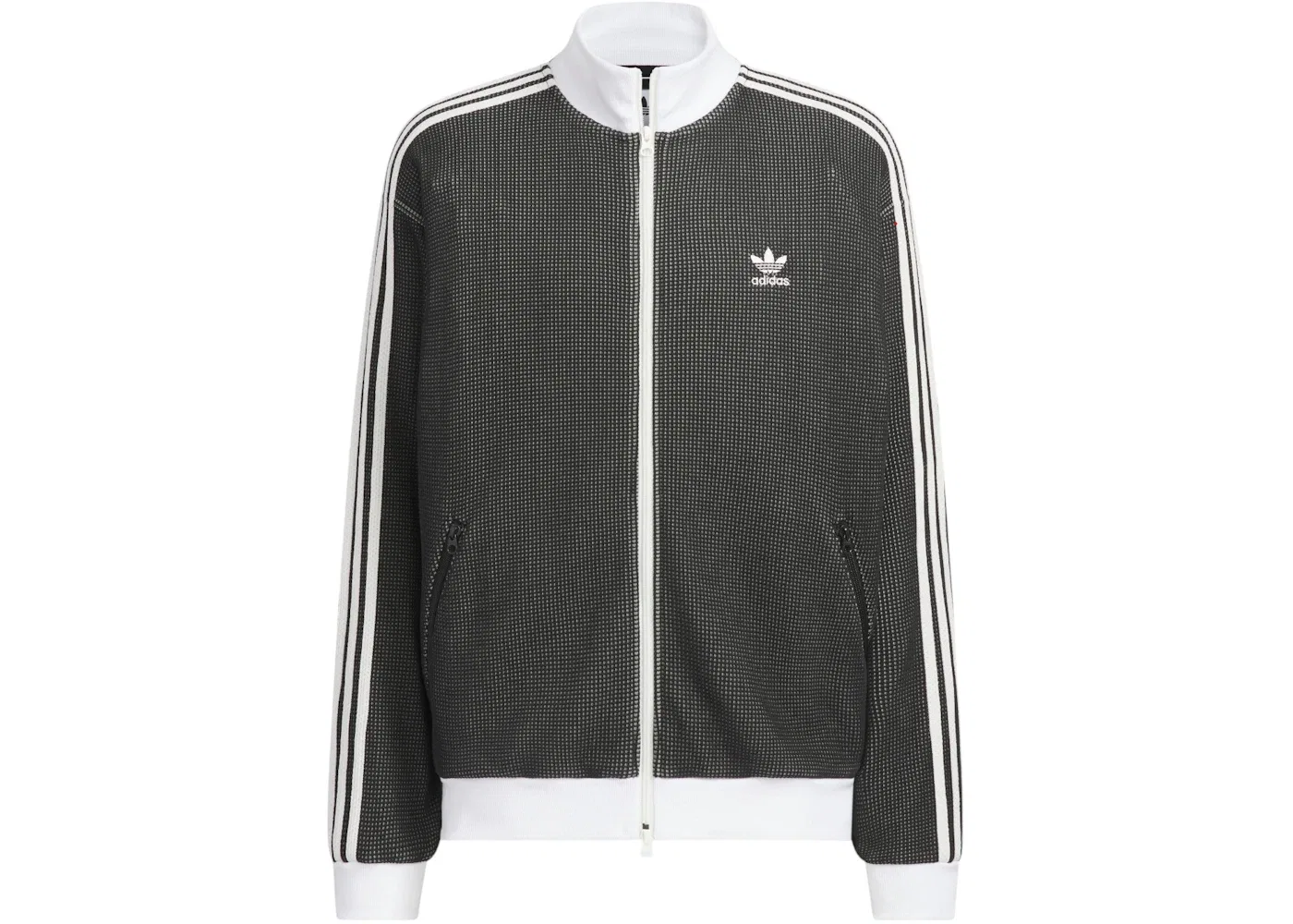 Мужская вязаная спортивная куртка Knit Track Top Adidas, черный