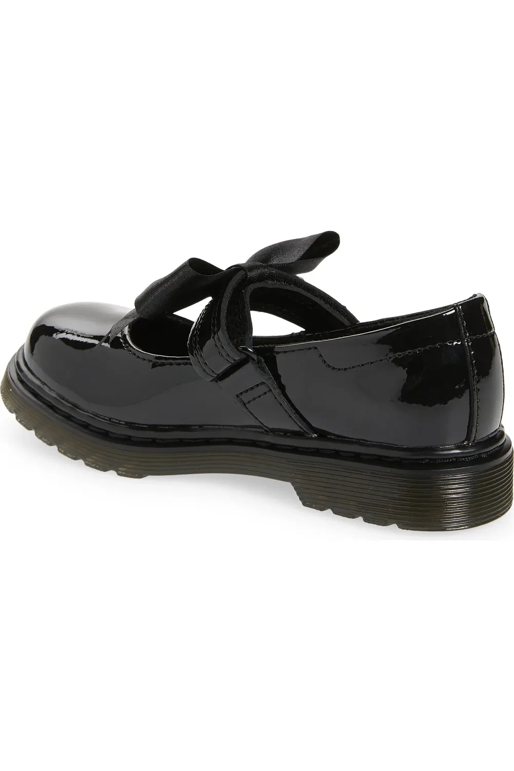 Детские туфли Dr. Martens Maccy II, Мэри Джейн на платформе, Black Patent — фото 2