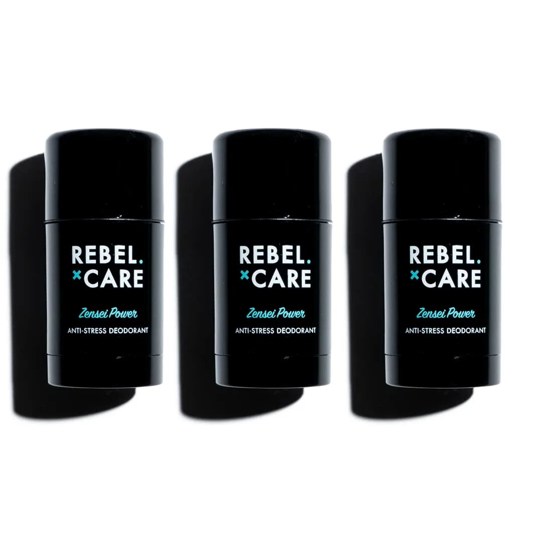 Дезодорант твердый Rebel Care, набор 3 шт. по 75 мл, Natural