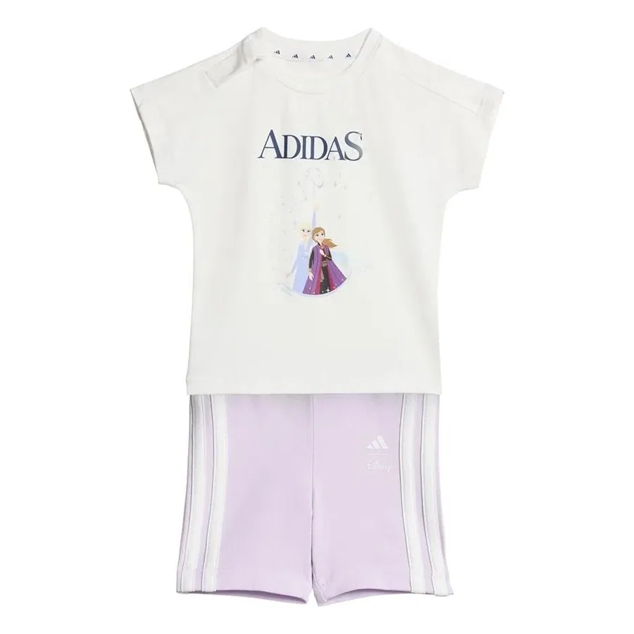 Детский спортивный комплект с шортами adidas Dy Fro T Set, Белый
