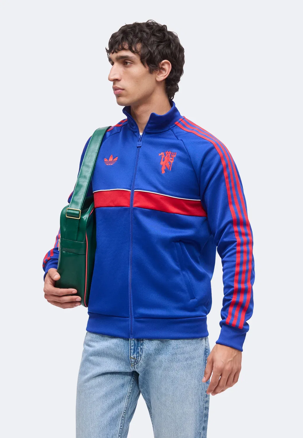 Спортивная куртка «Манчестер Юнайтед» - клубная одежда Adidas Originals, Team Royal Blue — фото 4