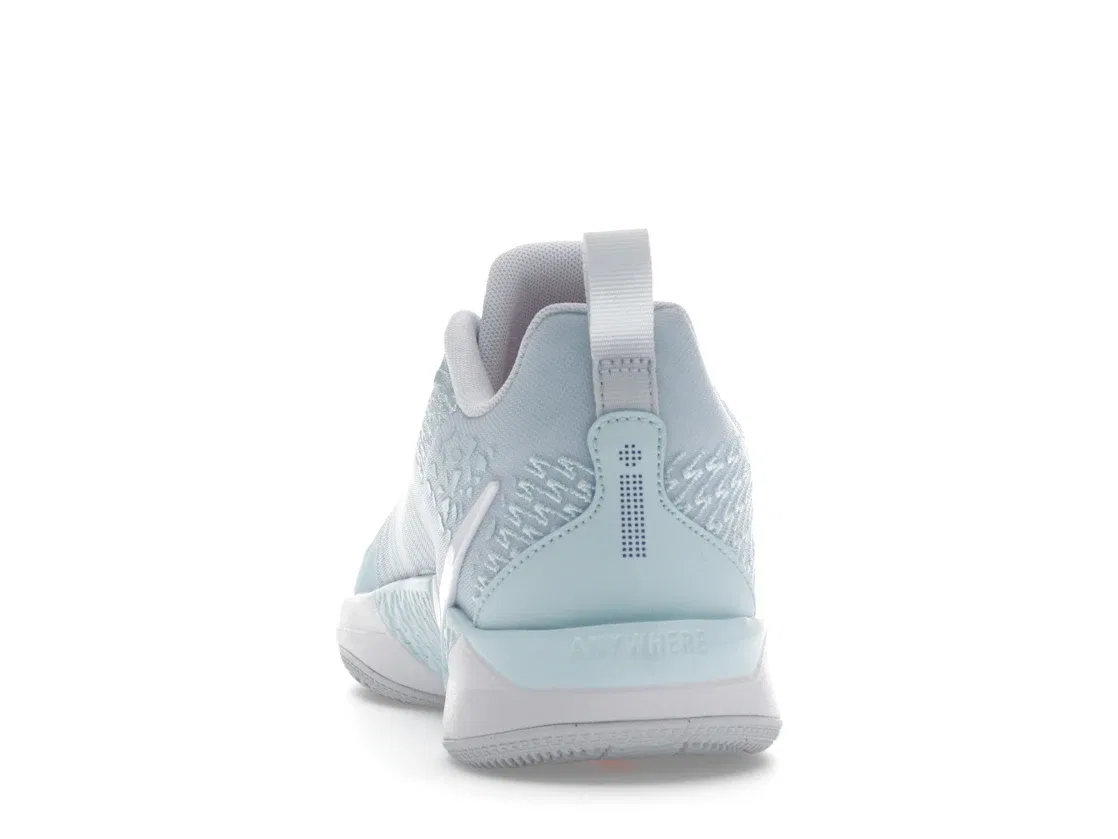 Детские кроссовки для баскетбола с поддержкой Nike Sabrina 2 Nike, Football Grey/Glacier Blue/Astronomy Blue/White — фото 4