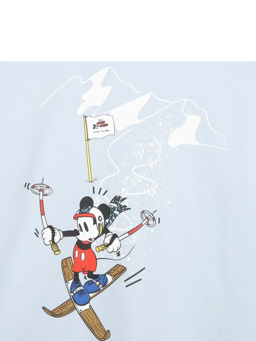 Футболка с принтом Mickey Mouse из коллаборации с Disney Marc Jacobs Kids, синий — фото 3