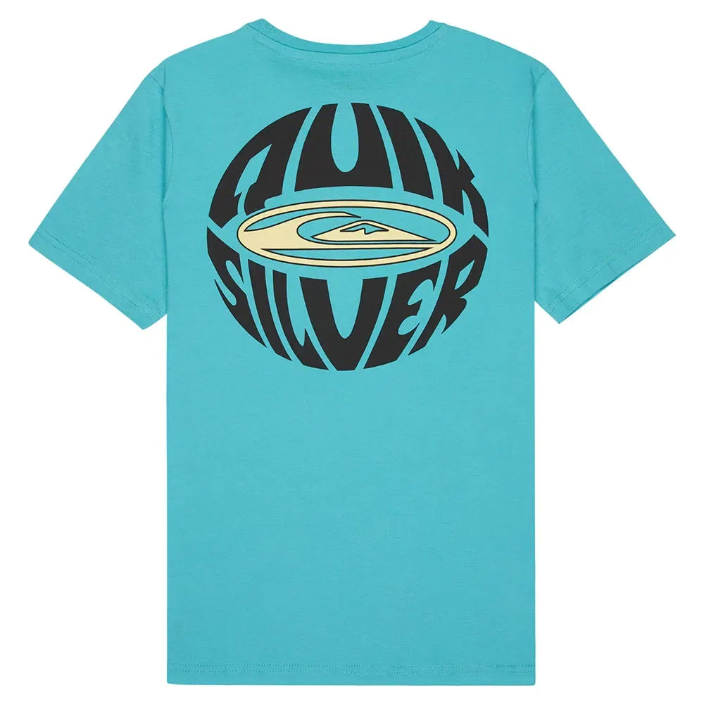 Детская футболка с коротким рукавом Quik Globe Quiksilver, Blue — фото 2