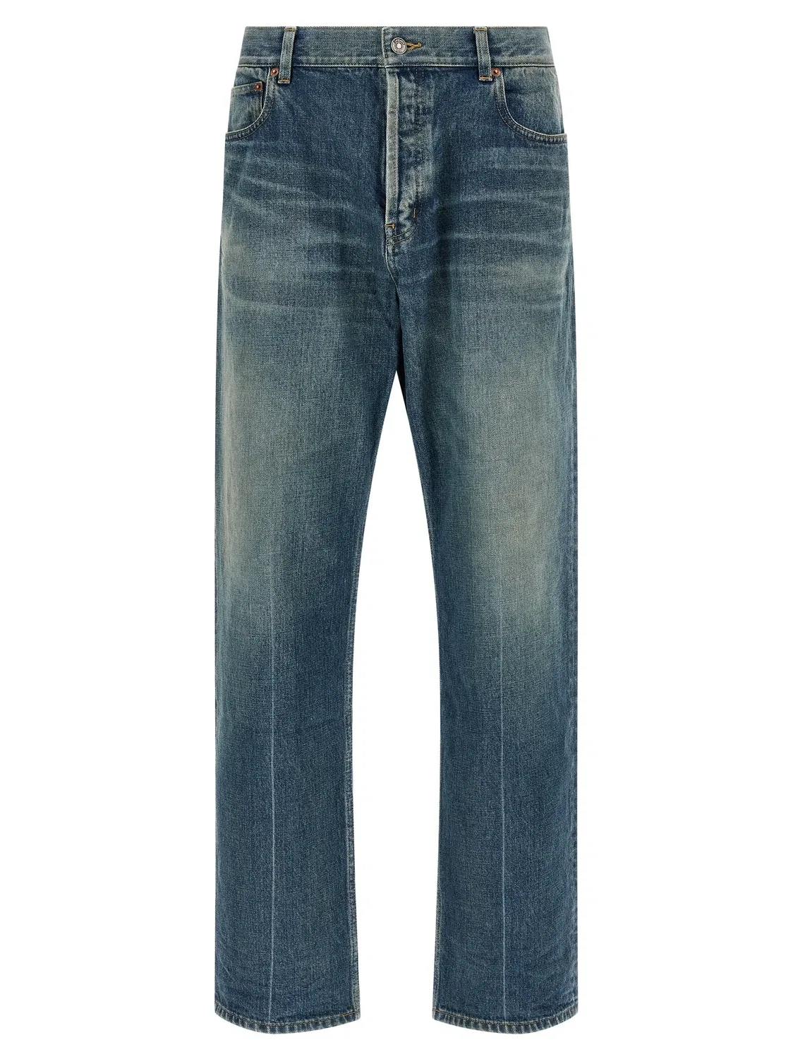 Джинсы Деним Настоящие Saint Laurent, синий