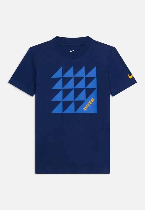 Футболка с принтом Inter club tee unisex - club wear Nike Performance Void, синий
