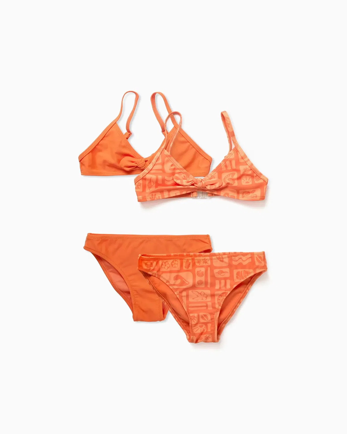 Детский комплект бикини для девочек с завязками Zippy, Naranja