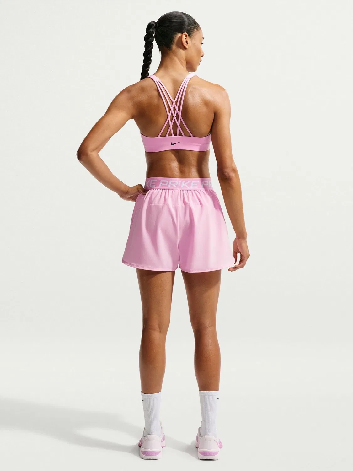 Шорты 2-в-1 Nike Pro Nike, розовый — фото 2