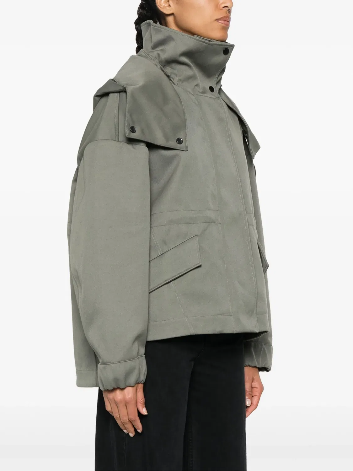 Canada Goose Куртка с аппликацией логотипа оливкового цвета — фото 3