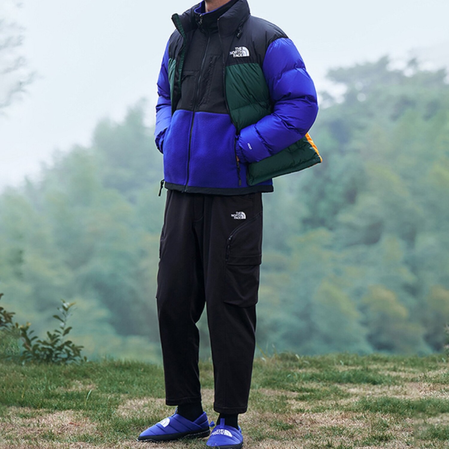 Пуховик мужской The North Face 1996 Retro Nuptse, бирюзовый — фото 3