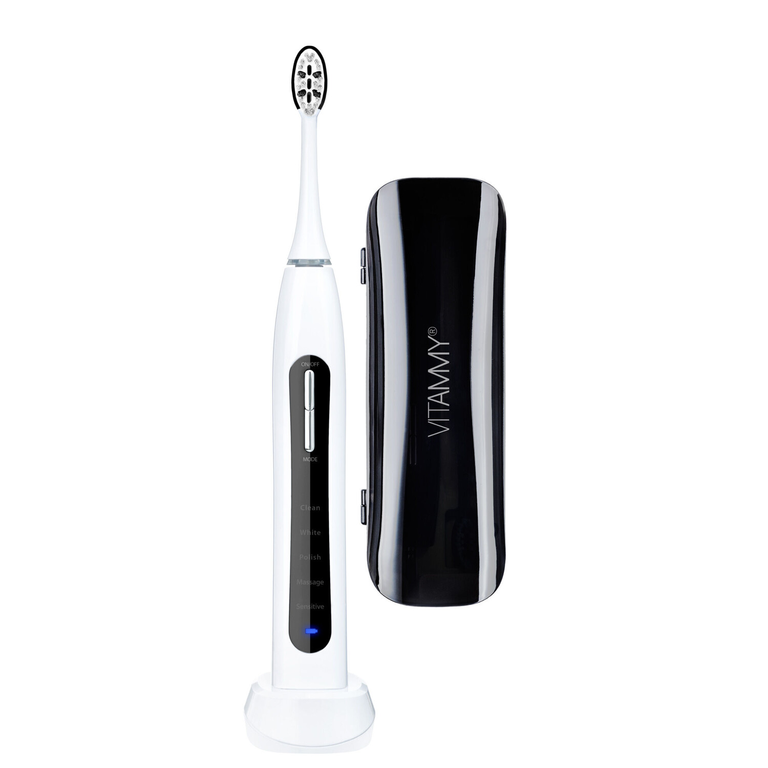 

Vitammy ONYX Зубная щетка Onyx sonic, 1 шт. + чехол, 1 шт.