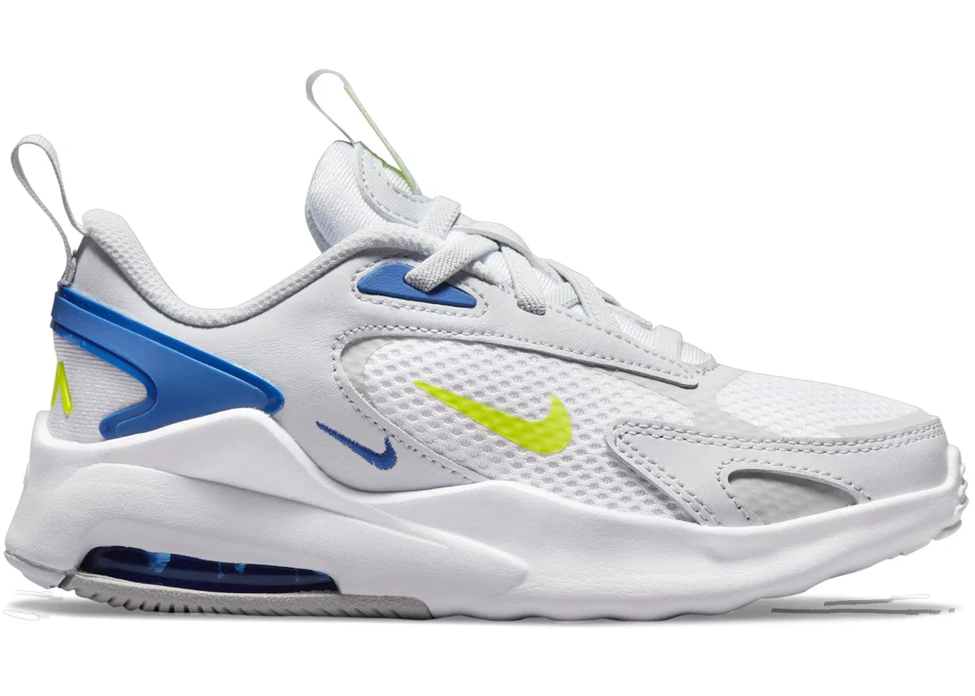 Детские кроссовки Lifestyle Nike Air Max Bolt, Pure Platinum/Grey Fog/Game Royal/Volt