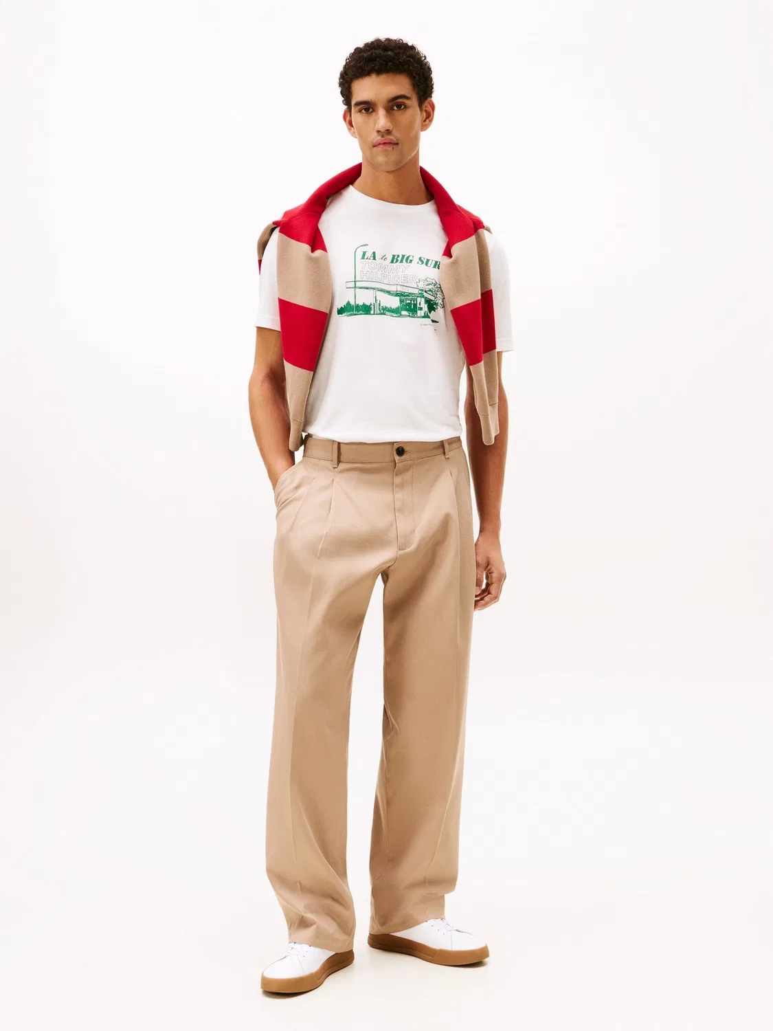 Футболка с фотопринтом Tommy Hilfiger, Natural — фото 3