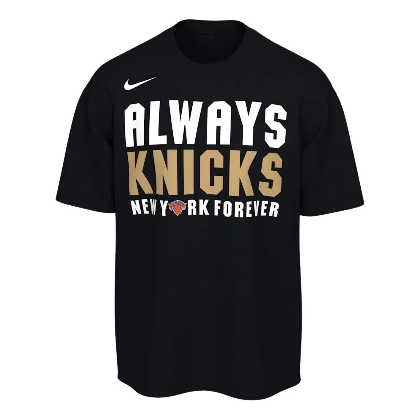 Мужская футболка Nike New York Knicks Always Knicks, черный