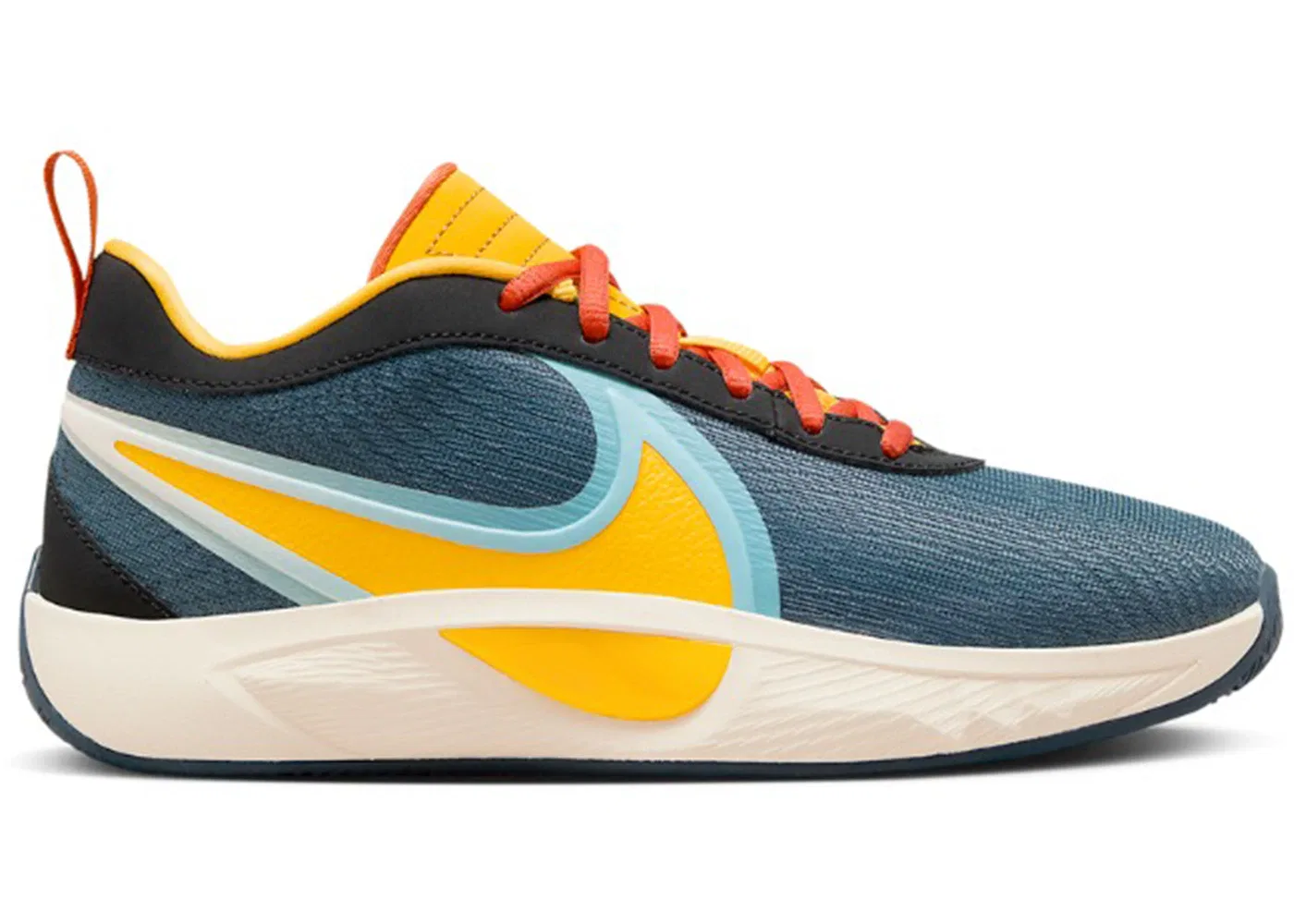Детские кроссовки для мальчиков баскетбольные Nike Giannis Zoom Freak 6 Nike, Armory Navy/University Gold/Cosmic Clay/Denim Turquoise