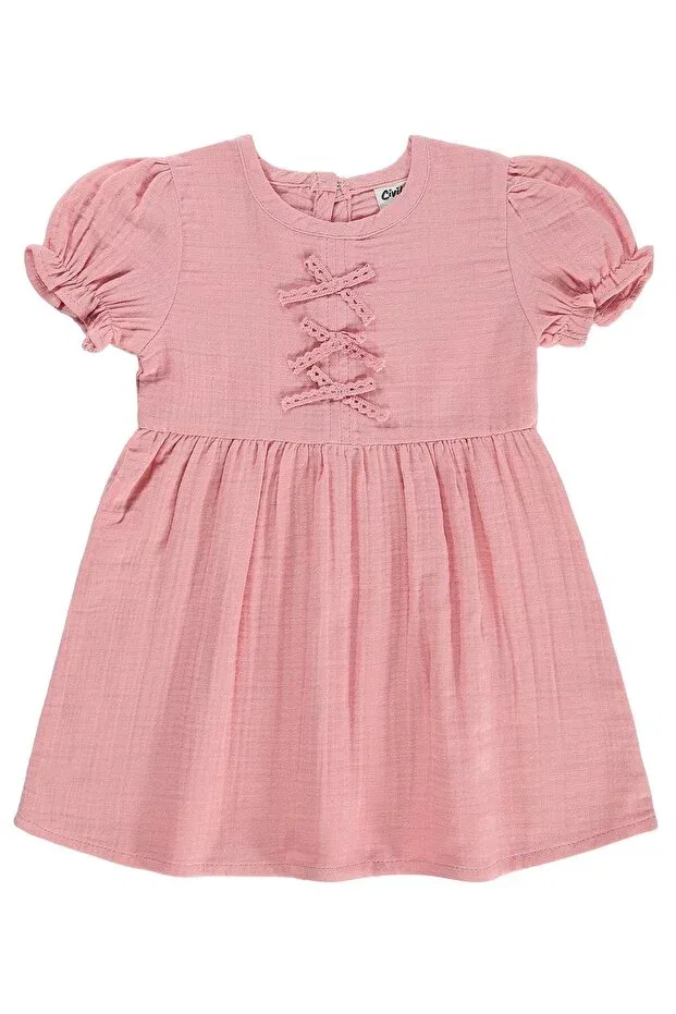 Детское платье для девочек хлопковое Fruit buttoned Civil Baby, Pink