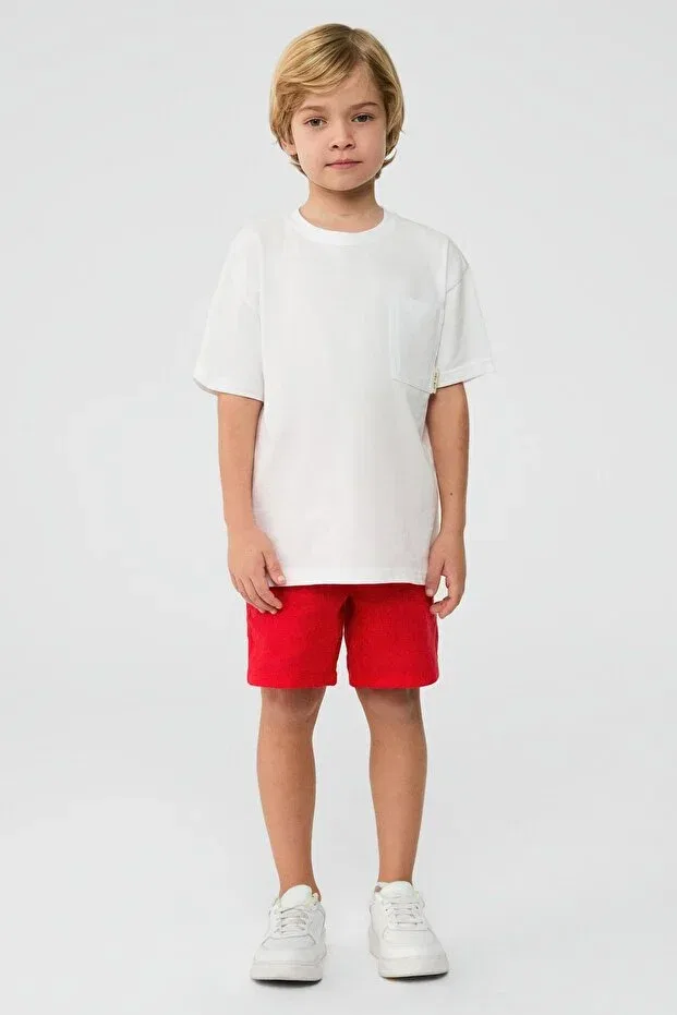Детская футболка для мальчиков хлопковая Nbt Bsc, White