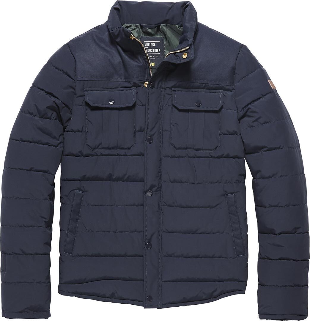 

Куртка Vintage Industries Beeston, синяя, Серый, Куртка Vintage Industries Beeston, синяя