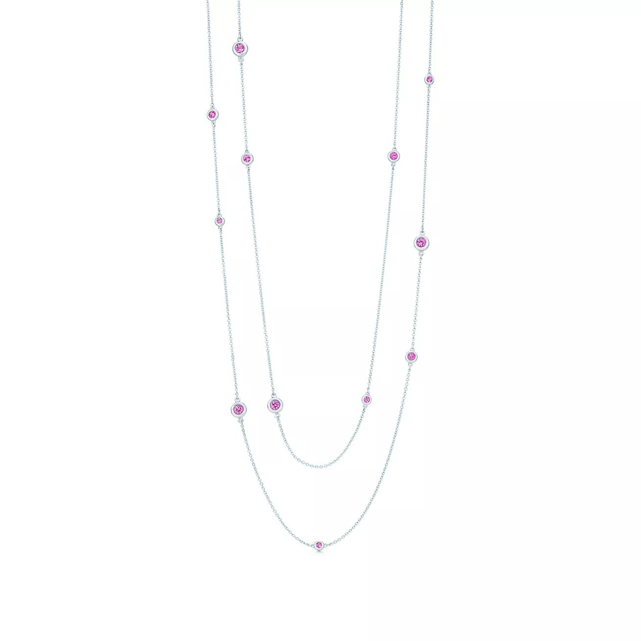 

Колье Tiffany & Co. Color By The Yard Sprinkle, серебро/сапфиры