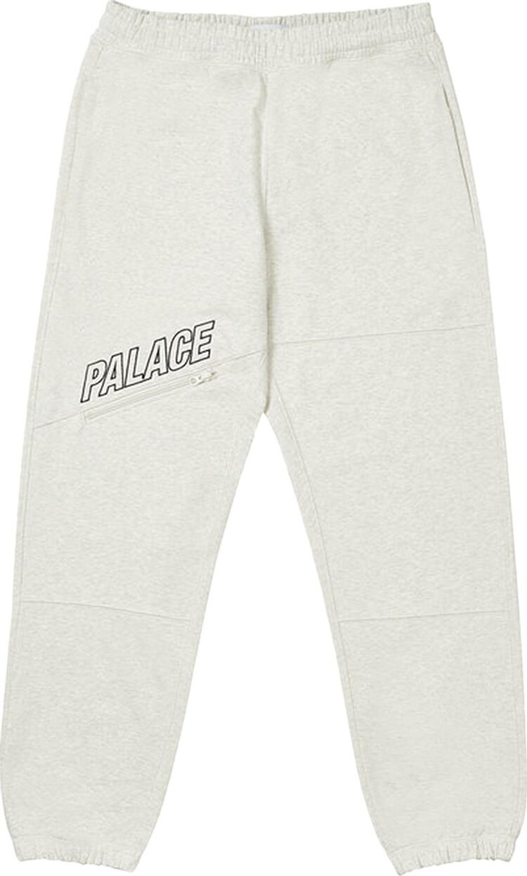 

Джоггеры Palace Slant Zip Joggers 'Grey Marl', серый