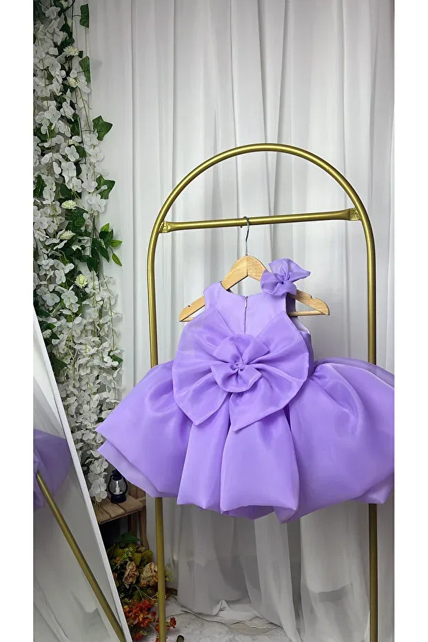 Детское платье для девочек с пышной юбкой Hobi, Purple