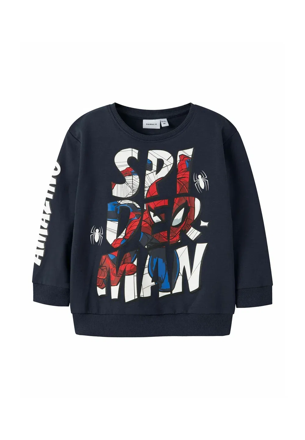 Толстовка с изображением Человека-паука - толстовка Name It, Navy Blazer