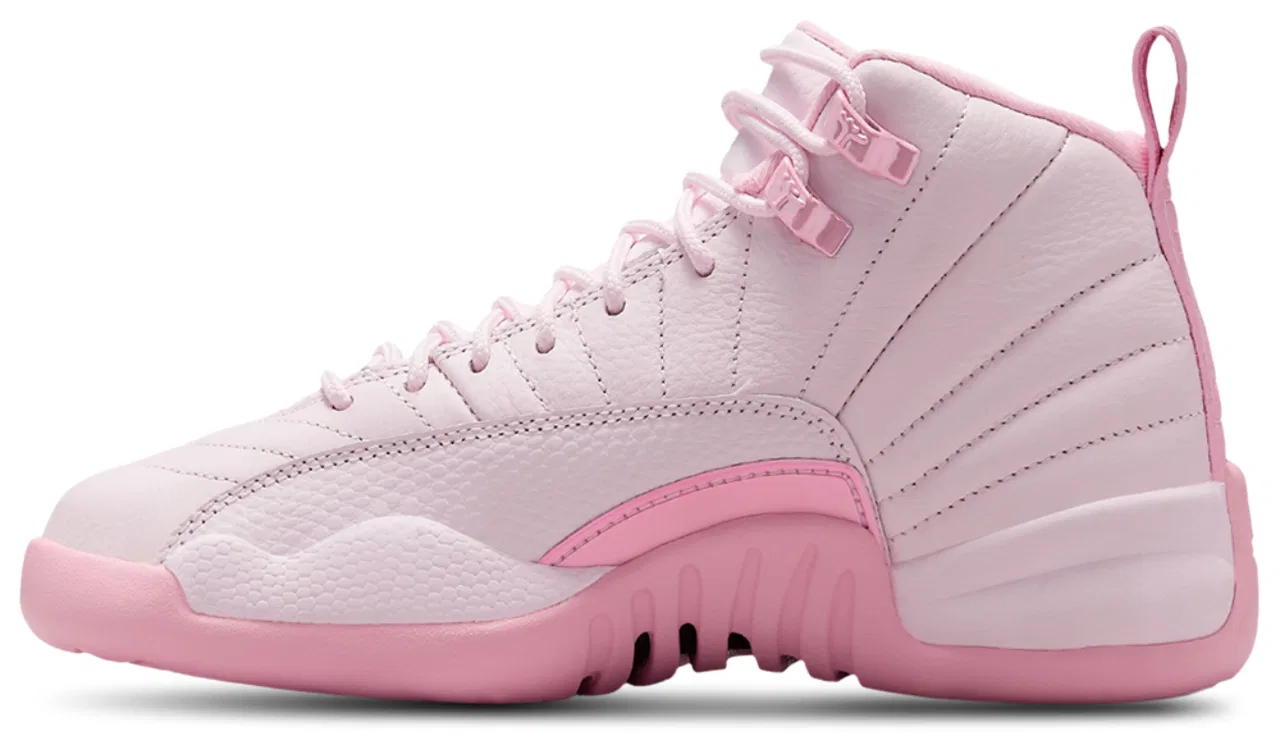 Кроссовки для девочек Retro 12 Jordan, цвет Pearl Pink/Medium Soft Pink — фото 2