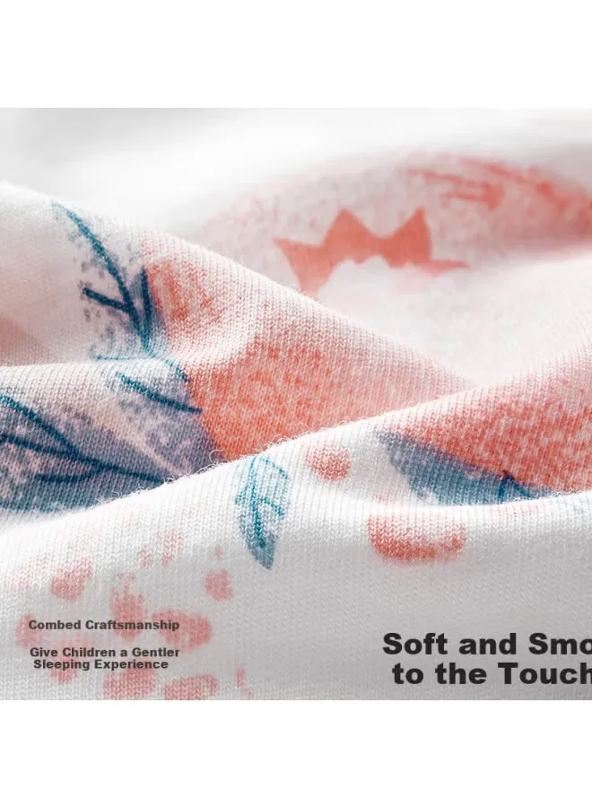 Пижама тонкая хлопковая с коротким рукавом Coolfeel Collection Beptides, секретный лес — фото 2