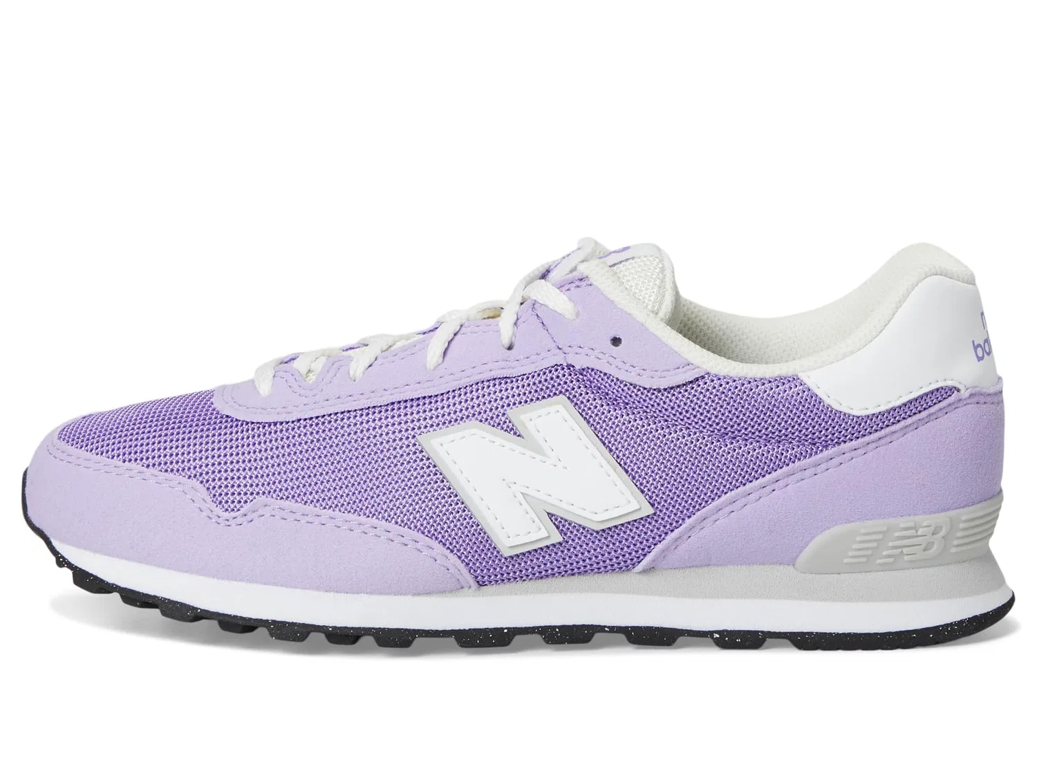 Детские кроссовки для девочек на липучке New Balance 515, Lilla Glo — фото 4