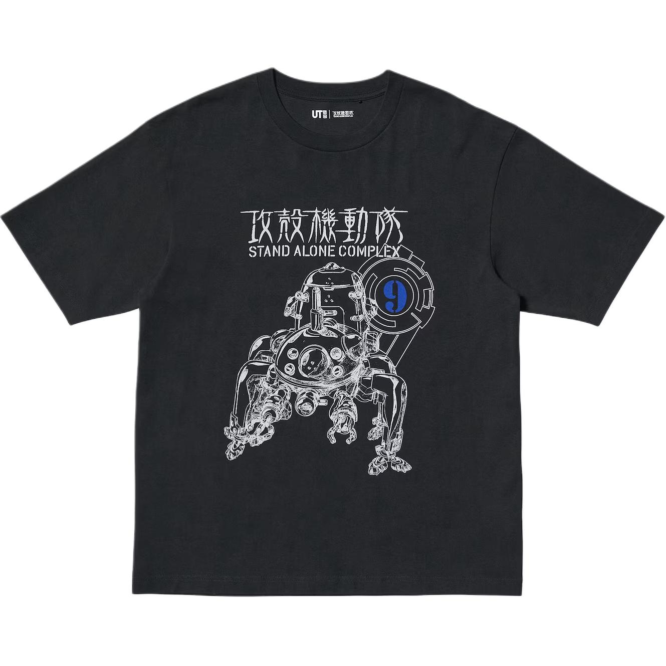 UNIQLO Футболка S.A.C. S.A.C. Collaboration SS25 мужская Black