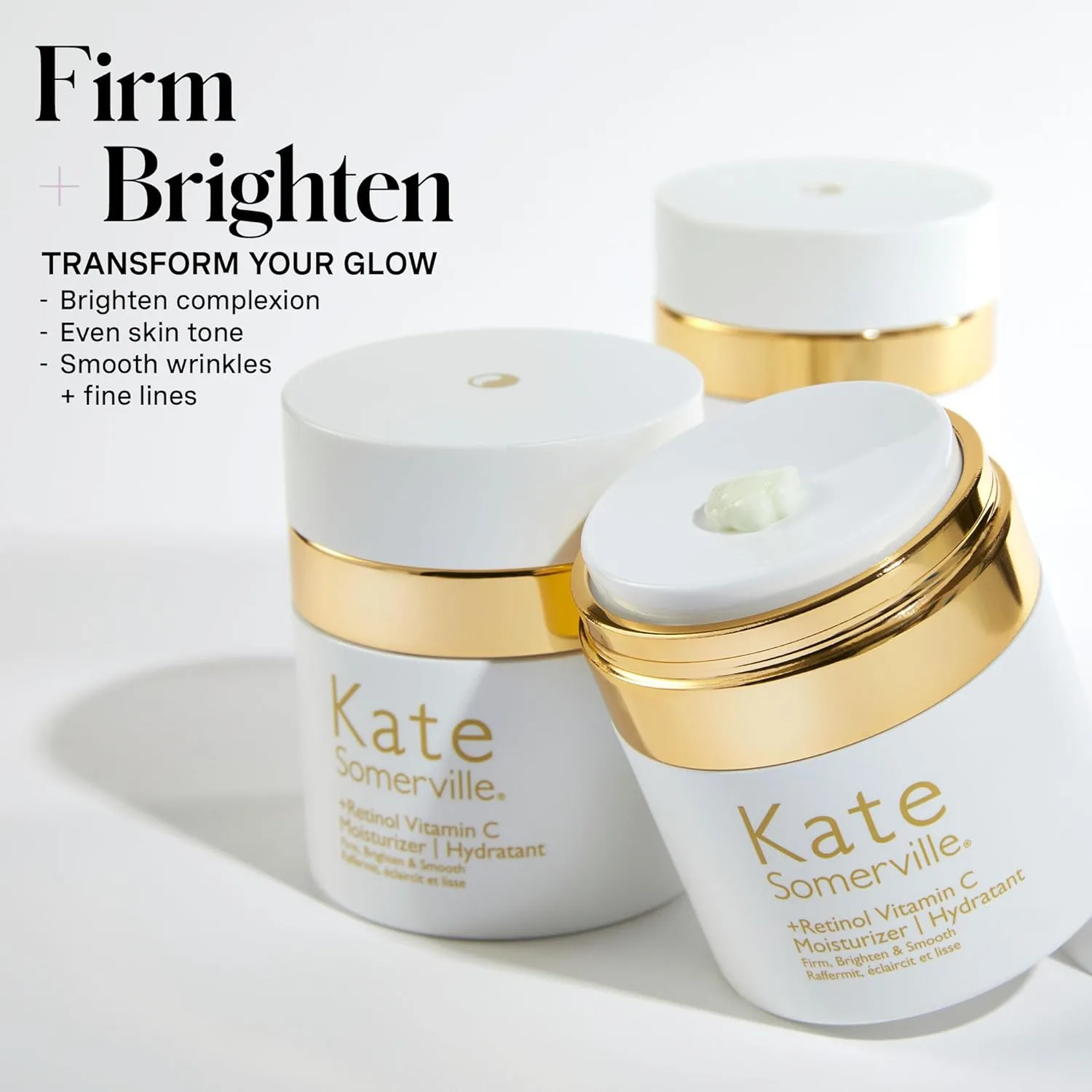 Крем для лица SPF KATE SOMERVILLE Увлажняющий с ретинолом и витамином С - антивозрастной ночной, осветляет — фото 3