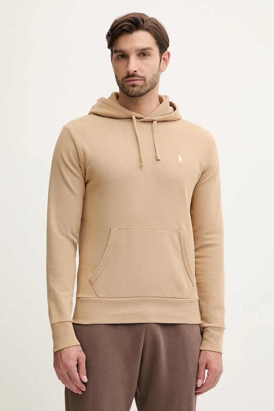

Хлопковая толстовка Polo Ralph Lauren, бежевый
