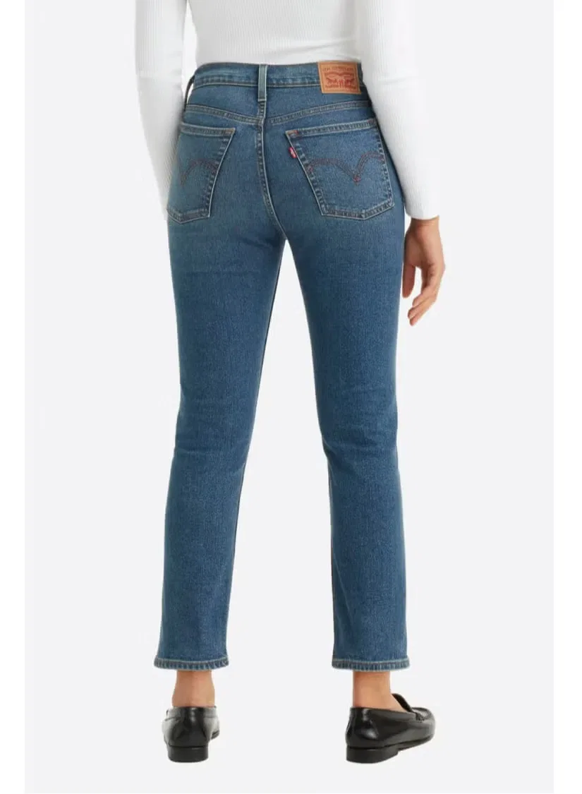 Джинсы прямые с эффектом подъема Wedgie Straight Fit Levi'S, индиго — фото 3