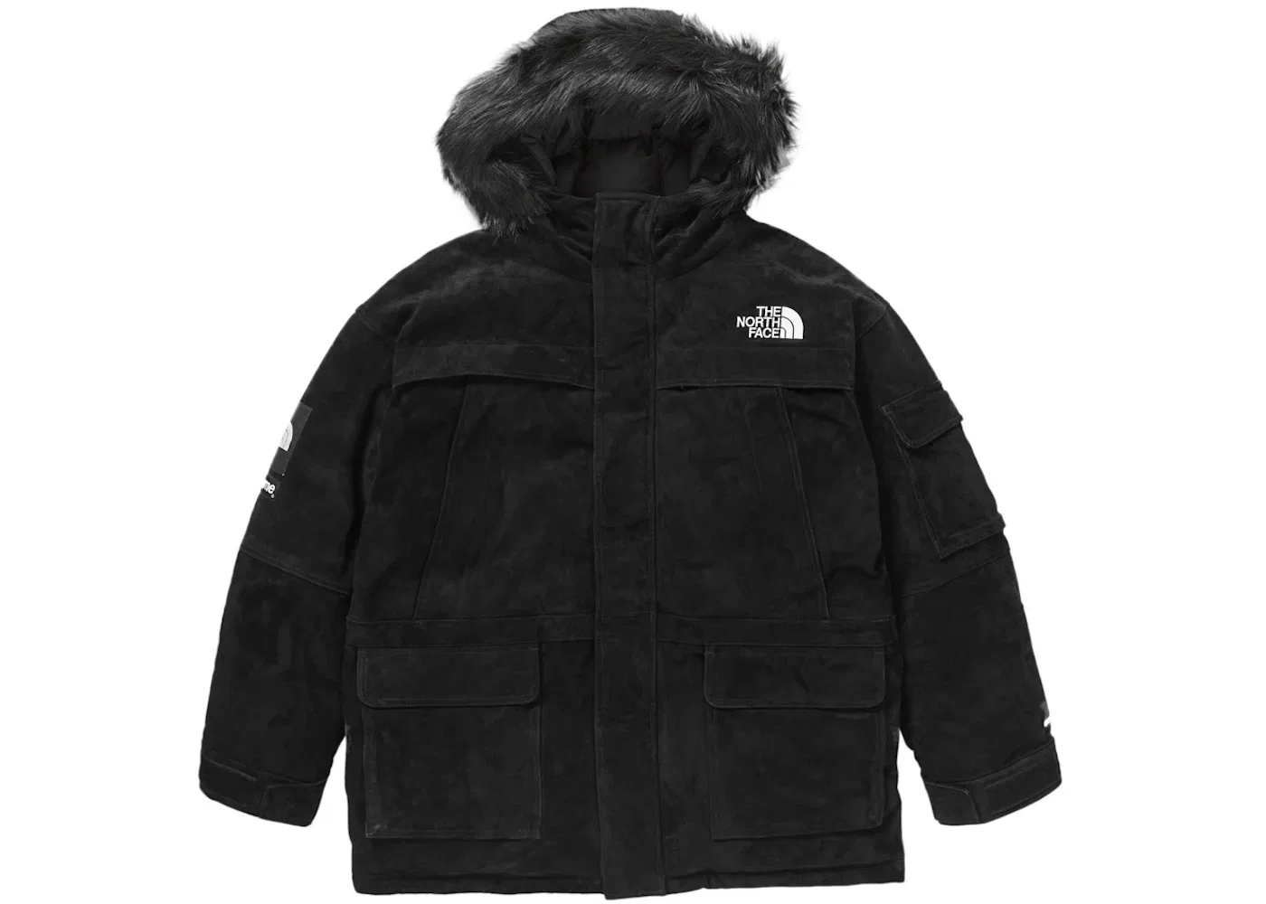 Мужское пальто из замши с наполнителем 600 Fill Down Parka Supreme, Black