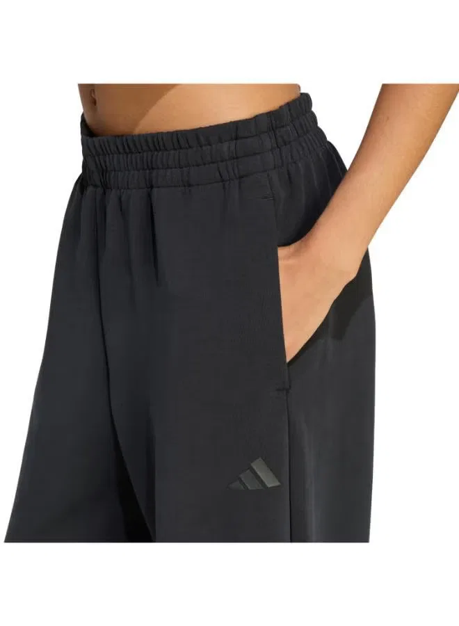 Брюки прямые из мягкого футера Soft Lux Adidas, черный — фото 3