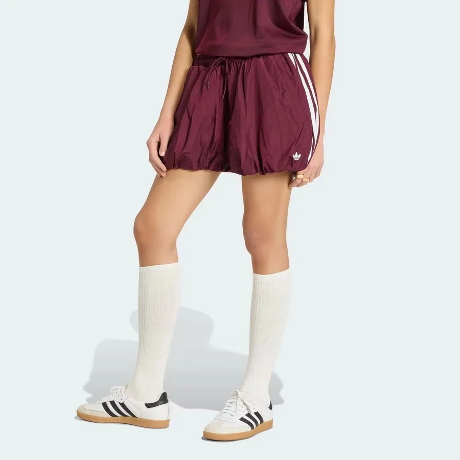 Шорты женские спортивные свободного кроя Adilenium 5.0 Balloon, adidas, Бордовый