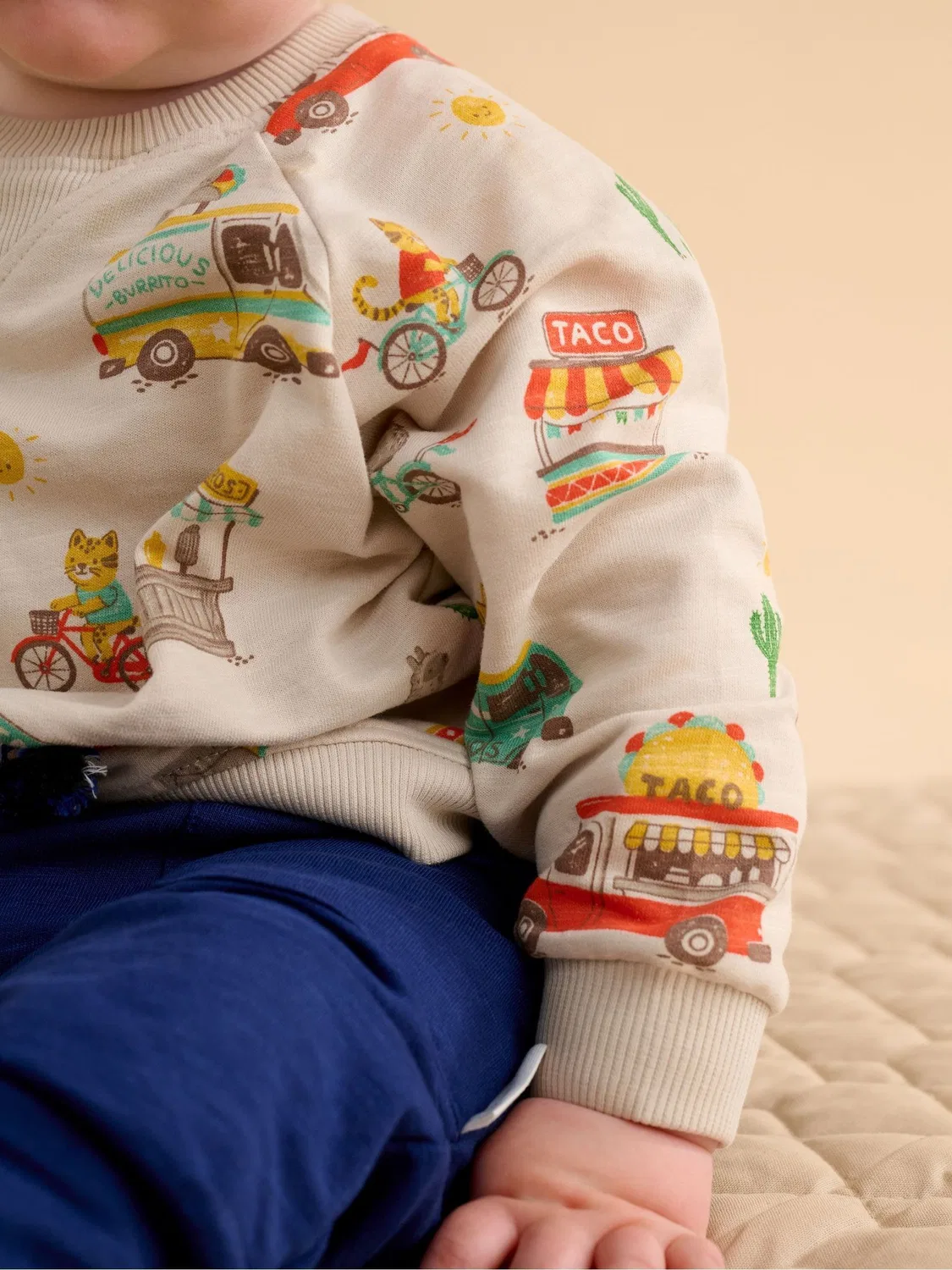 Ветровка Siesta Windcheater Purebaby, натуральный — фото 2