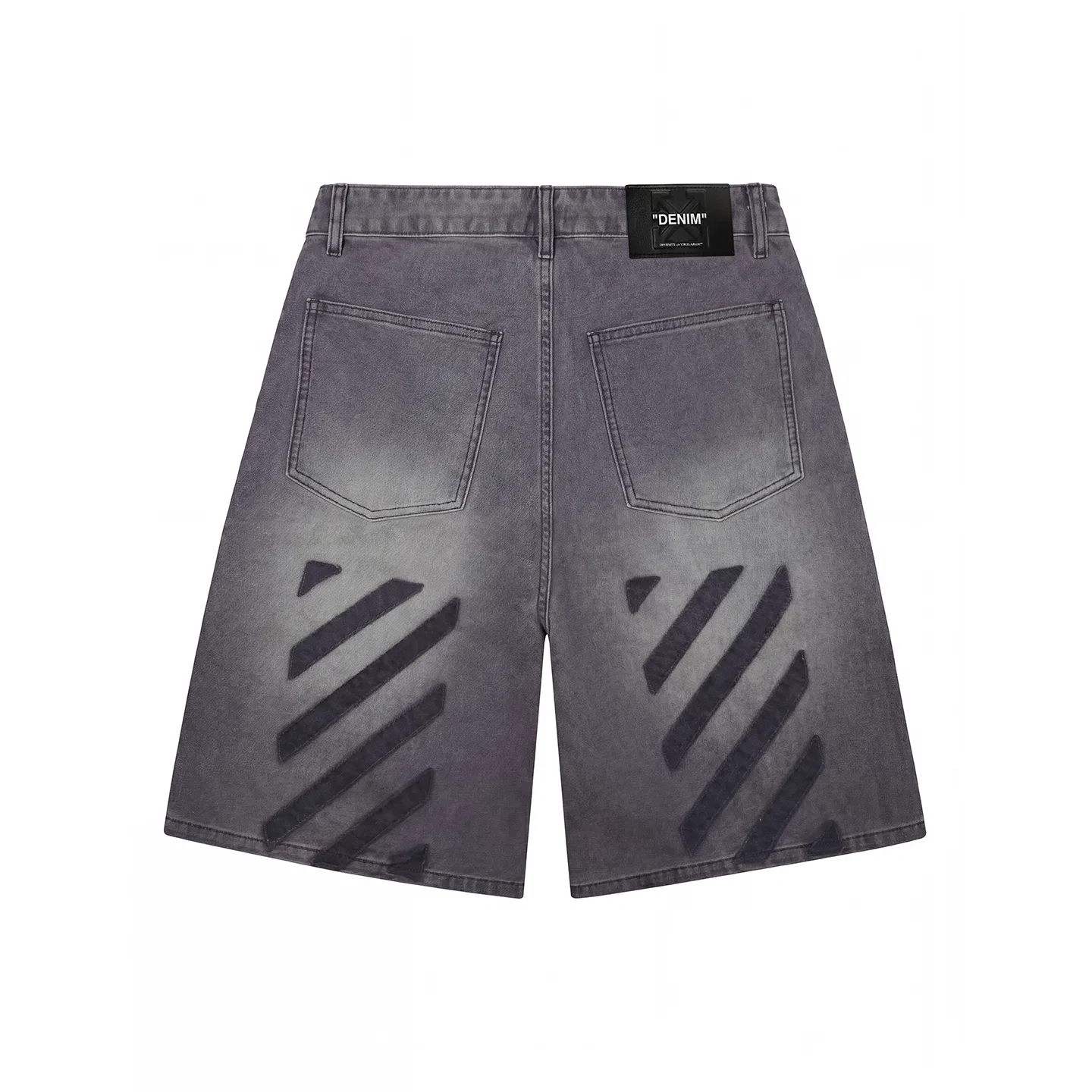Детские джинсовые шорты OFF-WHITE, Purple — фото 3