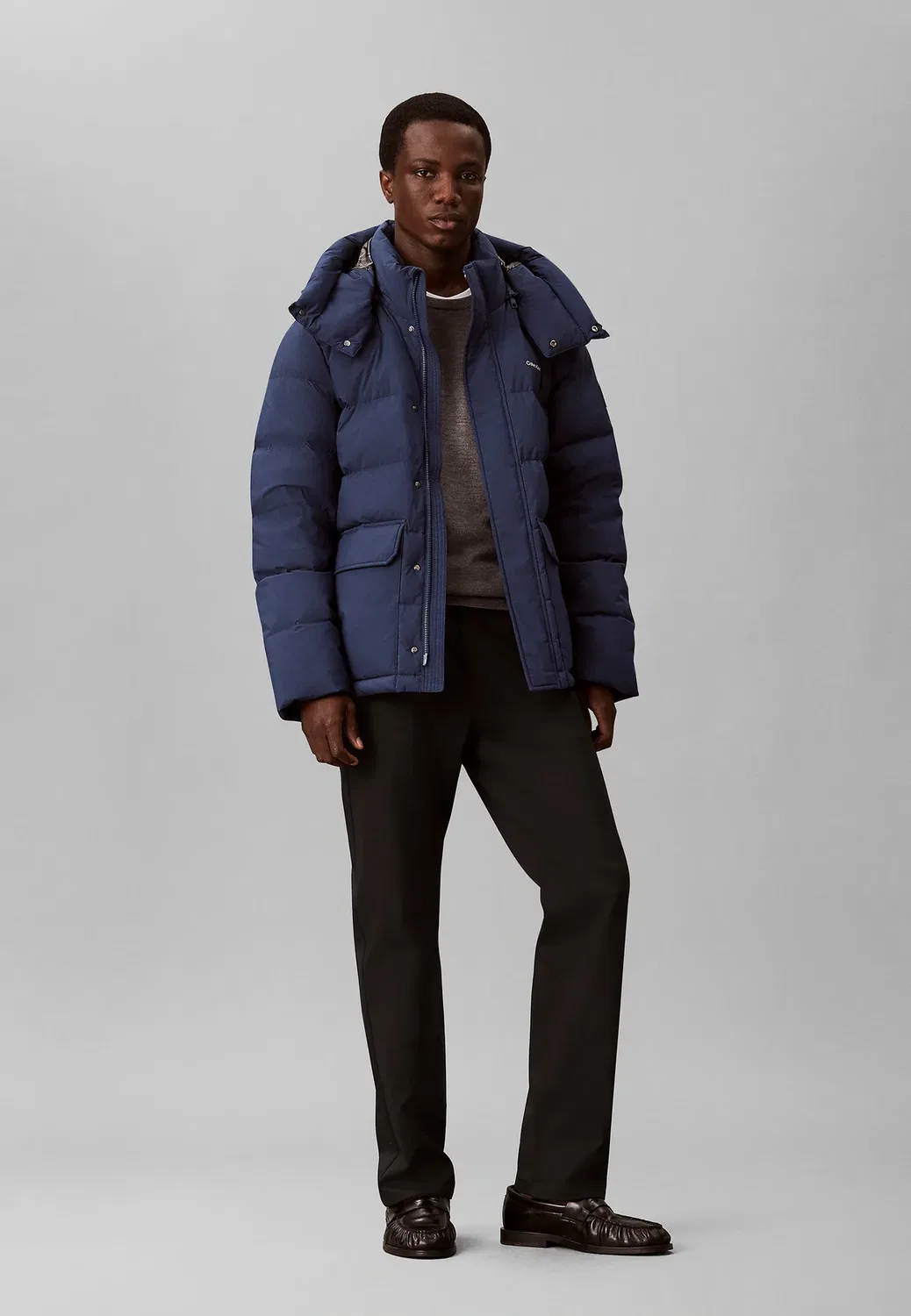 Пуховая куртка Calvin Klein, Insignia Blue — фото 2
