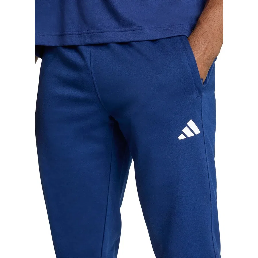 Спортивные штаны adidas с эластичным поясом, Темно-синий — фото 3