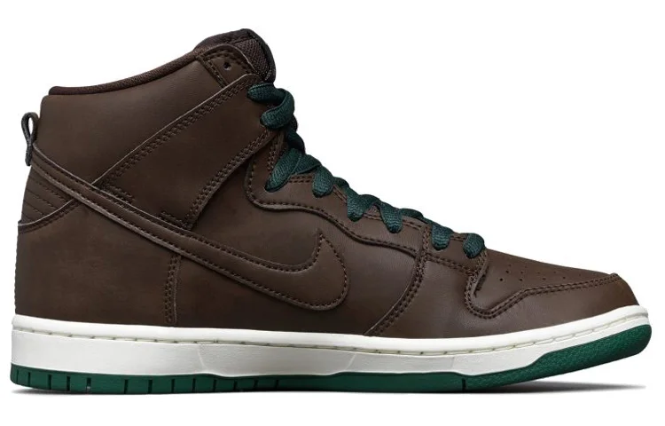 Кроссовки Nike SB Dunk High, коричневый — фото 2
