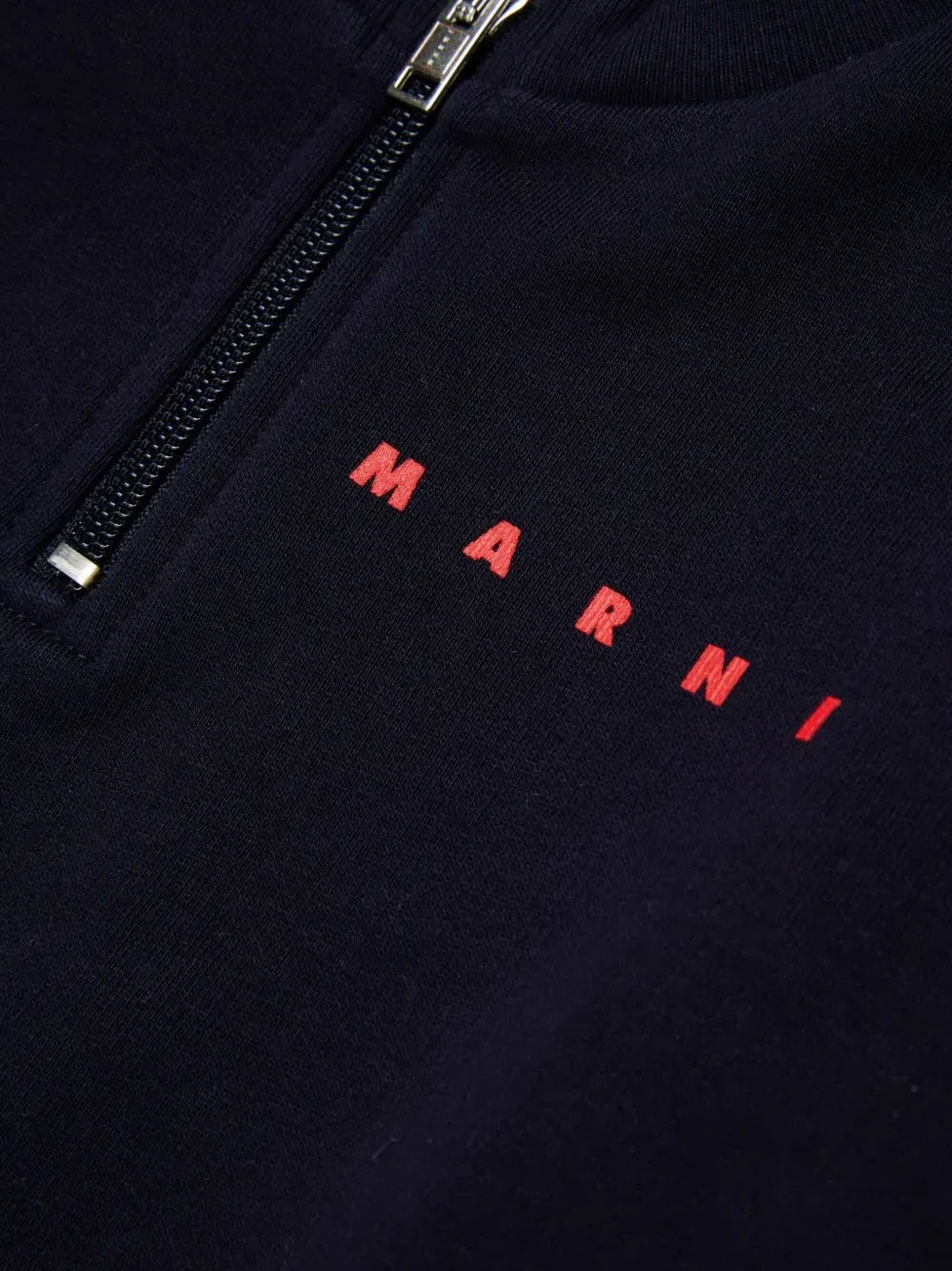 Платье миди с логотипом Marni Kids, синий — фото 4