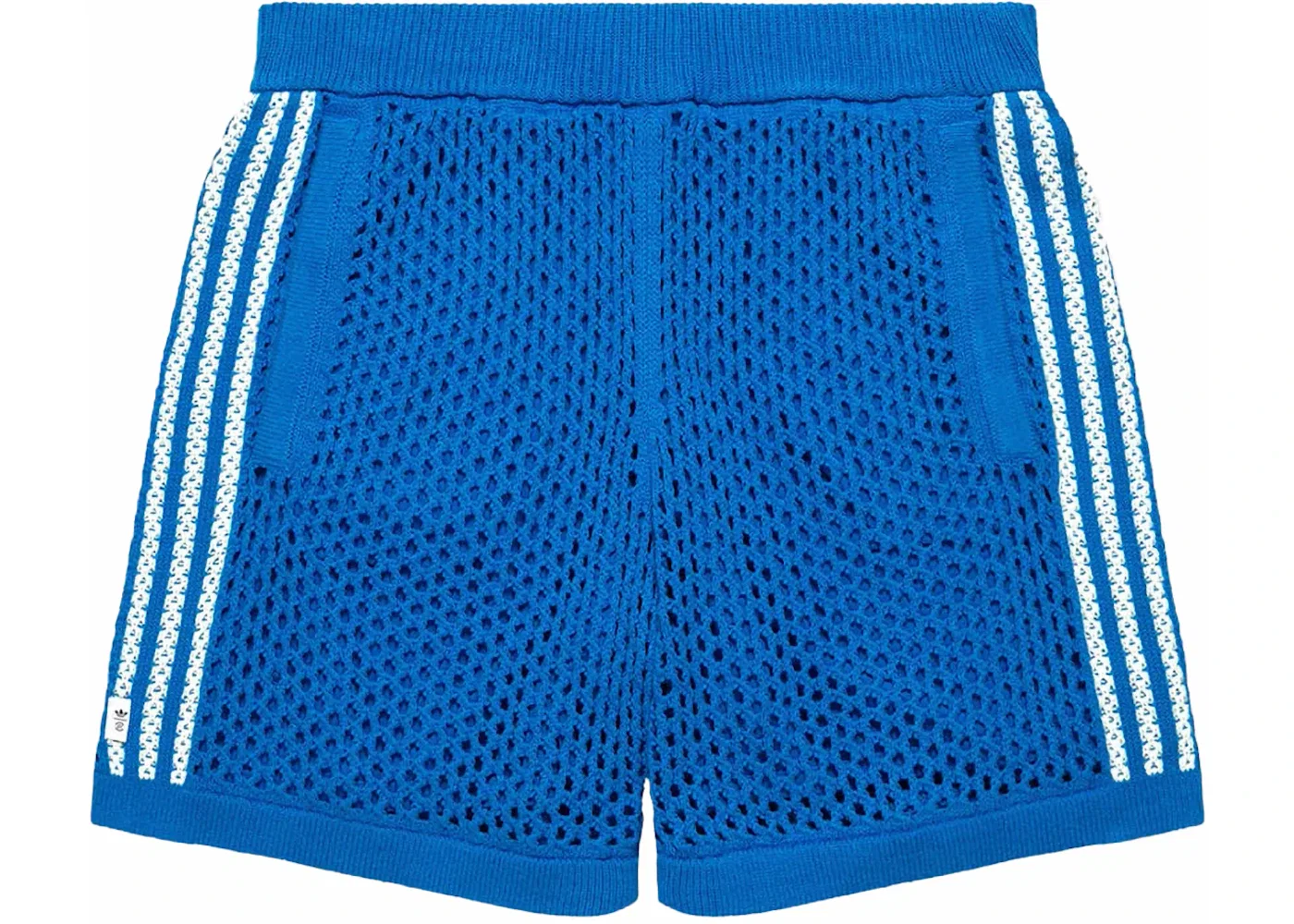 Шорты вязаные крючком Adidas x Edison Chen Crochet, синий