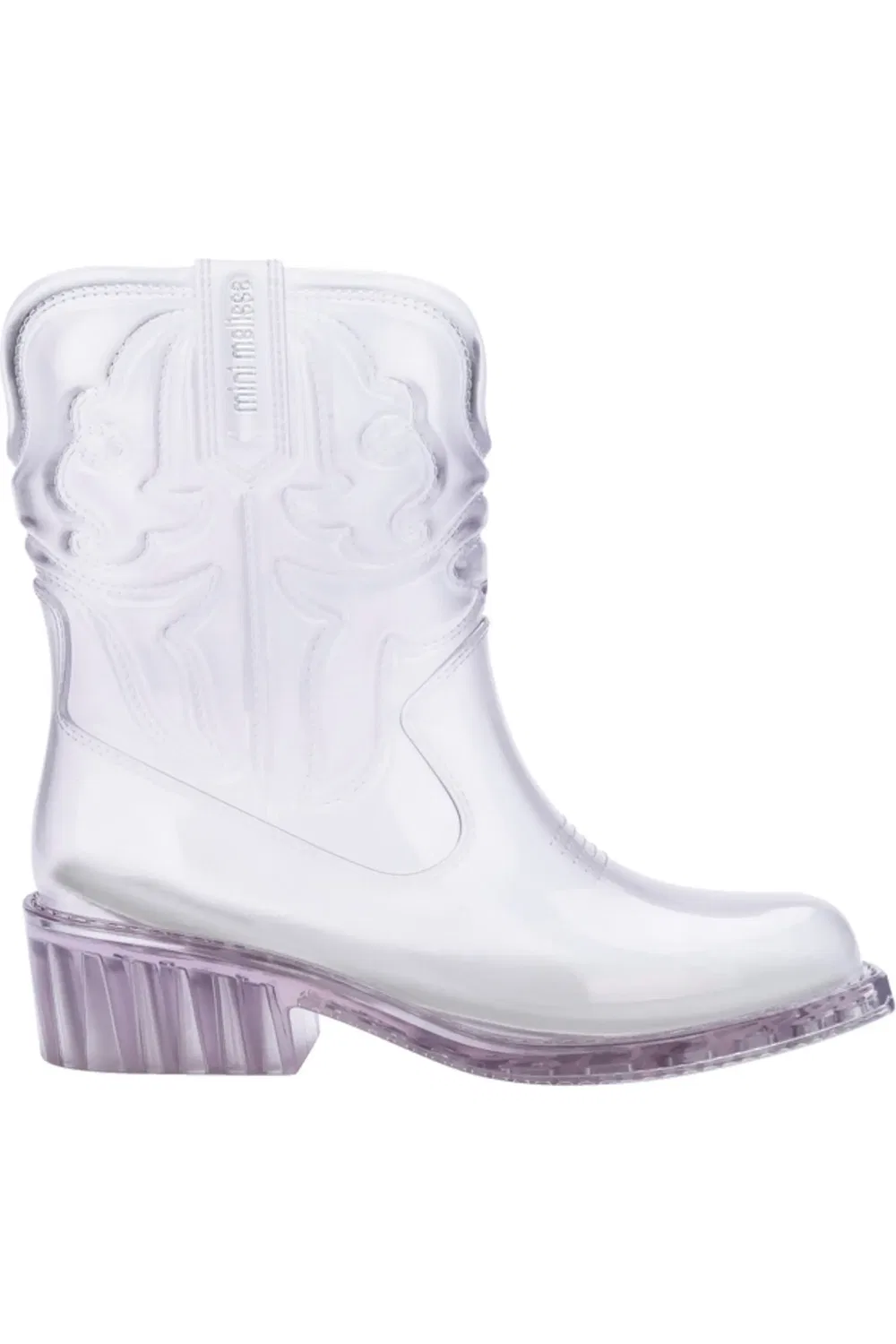 Детские ботинки ковбойские с ароматом Texas Western Mini Melissa, Clear — фото 2