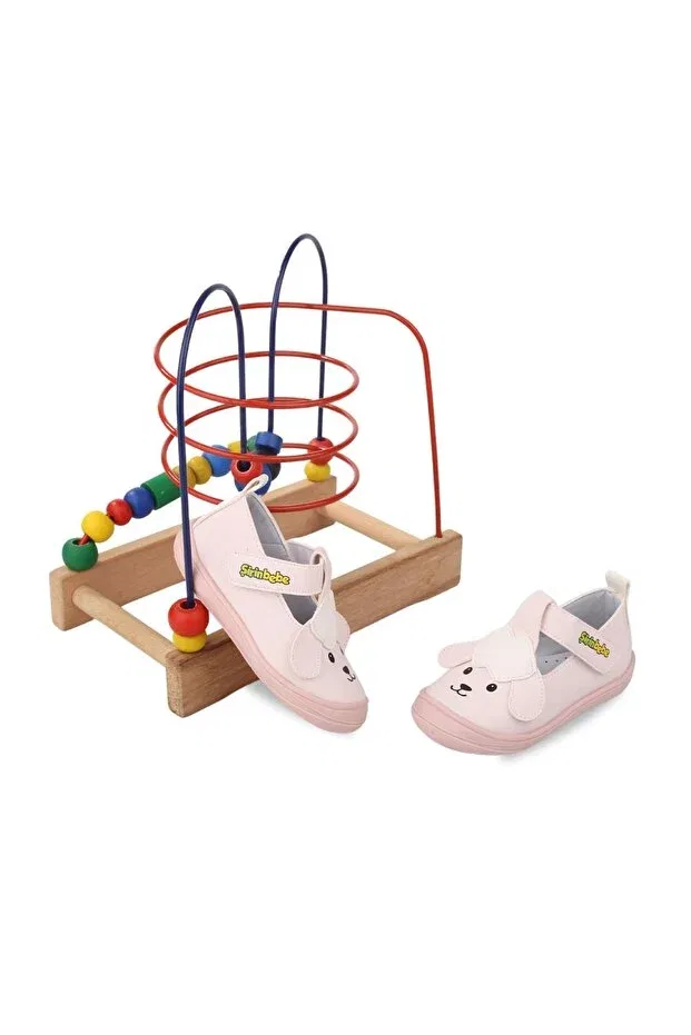 Детская ортопедическое обувь для девочек Shoe basket şrbb 4798 Papuçsepeti, Pink