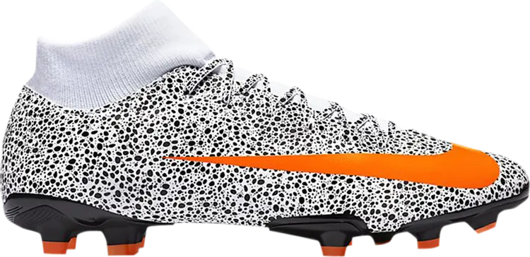 

Бутсы Nike CR7 x Mercurial Superfly 7 Academy MG 'Safari', белый